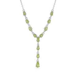 Collar en plata con Peridoto