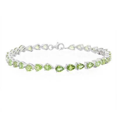 Brazalete en plata con Turmalina Paraíba