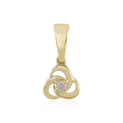 Colgante en oro con Diamante I3 (J)