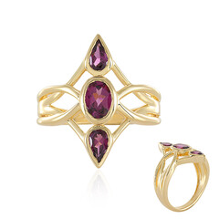 Anillo en plata con Rodolita