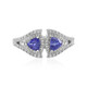 Anillo en plata con Tanzanita