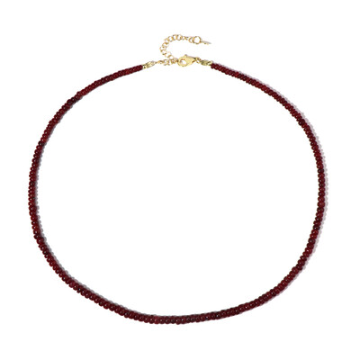 Collar en plata con Rubí