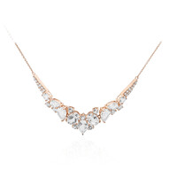 Collar en plata con Topacio blanco