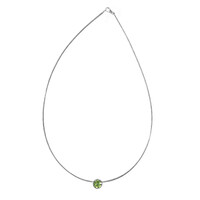 Collar en plata con Peridoto
