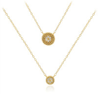 Collar en plata con Diamante I3 (I)