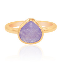 Anillo en plata con Jade lavanda