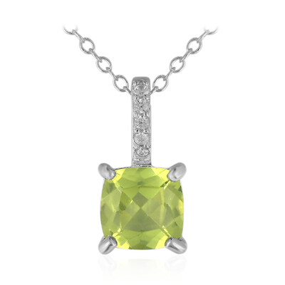 Collar en plata con Peridoto