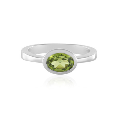 Anillo en plata con Peridoto (KM by Juwelo)