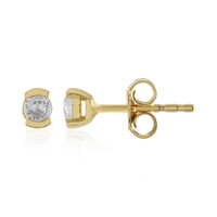 Pendientes en plata con Zircón (Adela Silber)