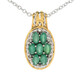 Collar en plata con Esmeralda de Zambia (Gems en Vogue)
