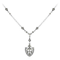 Collar en plata con Marcasita