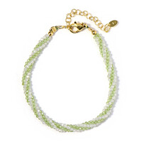 Brazalete en plata con Peridoto