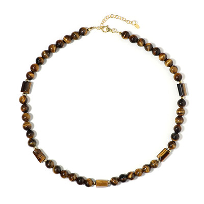 Collar en plata con Ojo de tigre