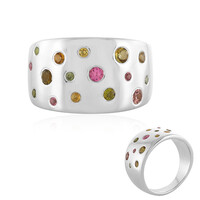 Anillo en plata con Turmalina