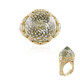 Anillo en plata con Amatista verde (Dallas Prince Designs)