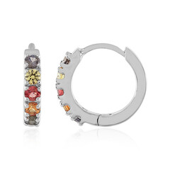 Pendientes en plata con Zafiro