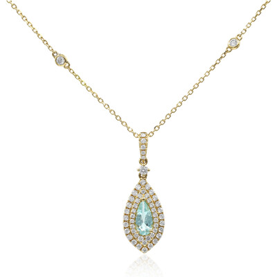 Collar en oro con Turmalina Paraíba (CIRARI)