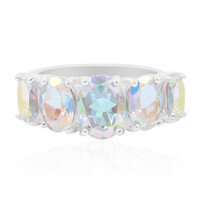 Anillo en plata con Topacio Rayo de Luna