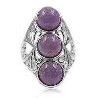 Anillo en plata con Lepidolita