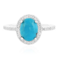Anillo en plata con Turquesa
