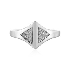 Anillo de hombre en plata con Zircón