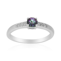 Anillo en plata con Cuarzo místico