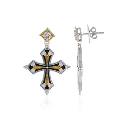Pendientes en plata con Zircón (Dallas Prince Designs)
