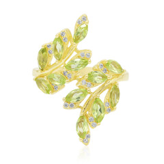 Anillo en plata con Peridoto