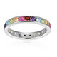 Anillo en plata con Rubí (Adela Silber)
