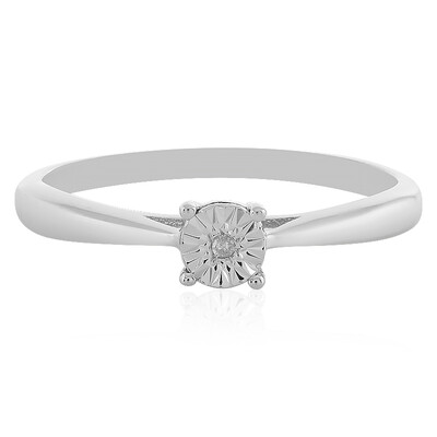 Anillo en plata con Diamante I2 (H)