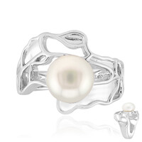 Anillo en plata con Perla blanca Freshwater (TPC)