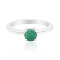 Anillo en plata con Esmeralda