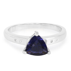 Anillo en plata con Iolita de Orissa