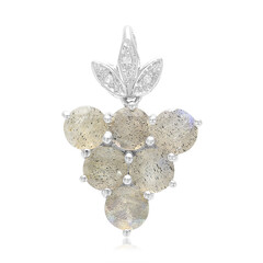 Colgante en plata con Espectrolita