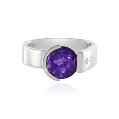 Anillo en plata con Amatista de Siberia (de Melo)
