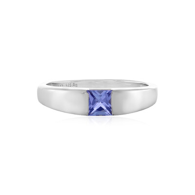 Anillo en plata con Tanzanita