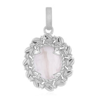 Colgante en plata con Cuarzo rosa