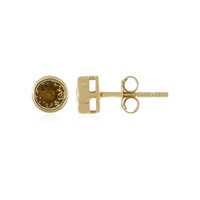 Pendientes en oro con Tanzanita amarilla