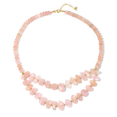 Collar en plata con Morganita