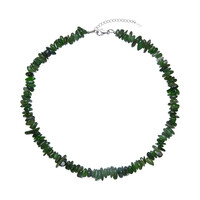 Collar en plata con Nefrita