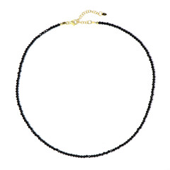 Collar en plata con Espinela negra