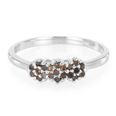 Anillo en plata con Diamante fantasía