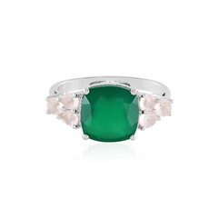 Anillo en plata con Ónix verde