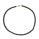 Collar en plata con Espinela negra