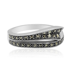 Anillo en plata con Marcasita