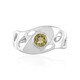 Anillo en plata con Berilo amarillo (de Melo)