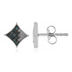 Pendientes en plata con Diamante I3 (J)