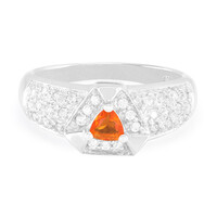 Anillo en plata con Ópalo de fuego de Buriti