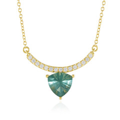 Collar en plata con Fluorita verde