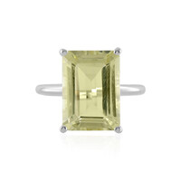 Anillo en plata con Quarzo limón
